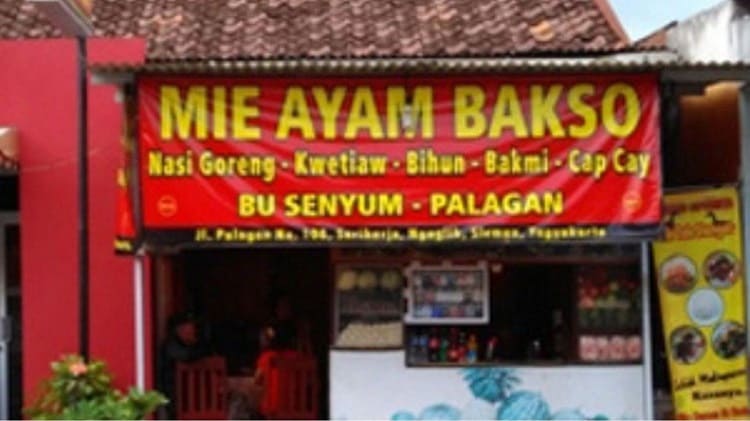 Mie Ayam Bakso Bu Senyum Palagan